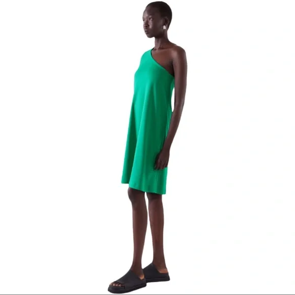 NWT COS Bright Green T Shirt Dress - Picture 8 of 11